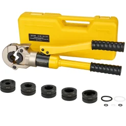 Teeno Pince à Sertir Multicouche (100kn), Pour Raccords sur Tubes: V12, V15, V18, V22, V28