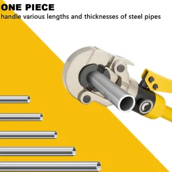 Teeno Pince à Sertir Multicouche (100kn), Pour Raccords sur Tubes: V12, V15, V18, V22, V28
