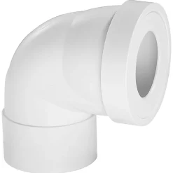 Wirquin Pipe Wc-Pipe d'évacuation WC courte coudée femelle 90°