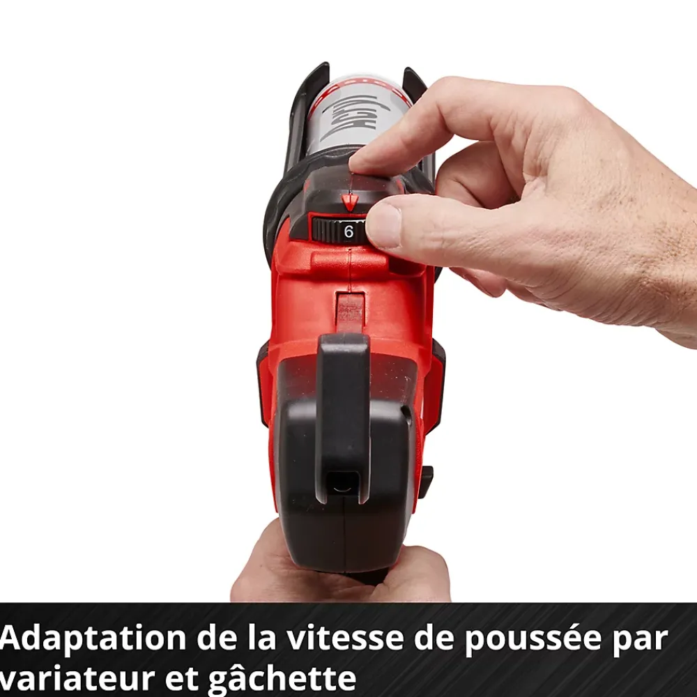 Einhell Mastic, Cartouche Joint Et Silicone-Pistolet à cartouche TE-SG 18/10 LI - SOLO 18V ( sans batterie)