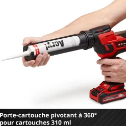 Einhell Mastic, Cartouche Joint Et Silicone-Pistolet à cartouche TE-SG 18/10 LI - SOLO 18V ( sans batterie)