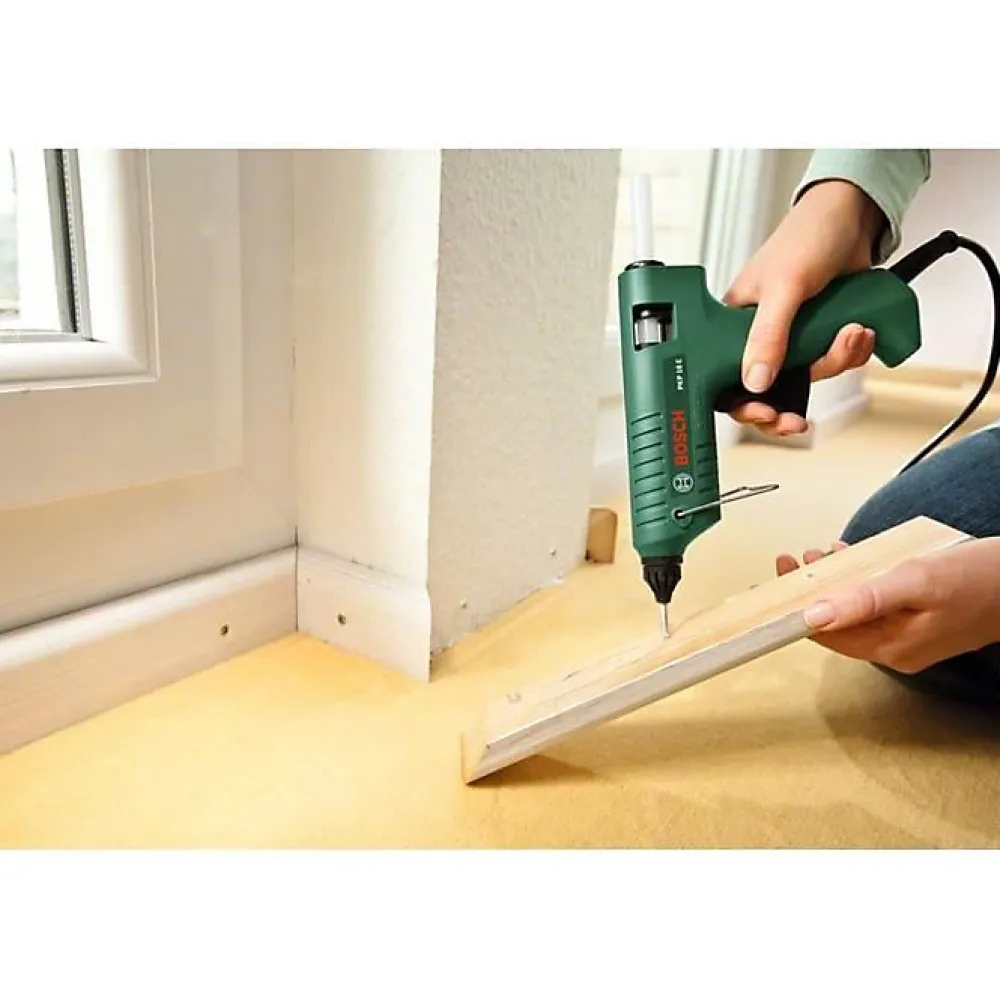 Bosch Pistolet À Colle-Pistolet à colle PKP 18 E Gluey Evergreen - 500 W, câble amovible, LED, coffret de transport