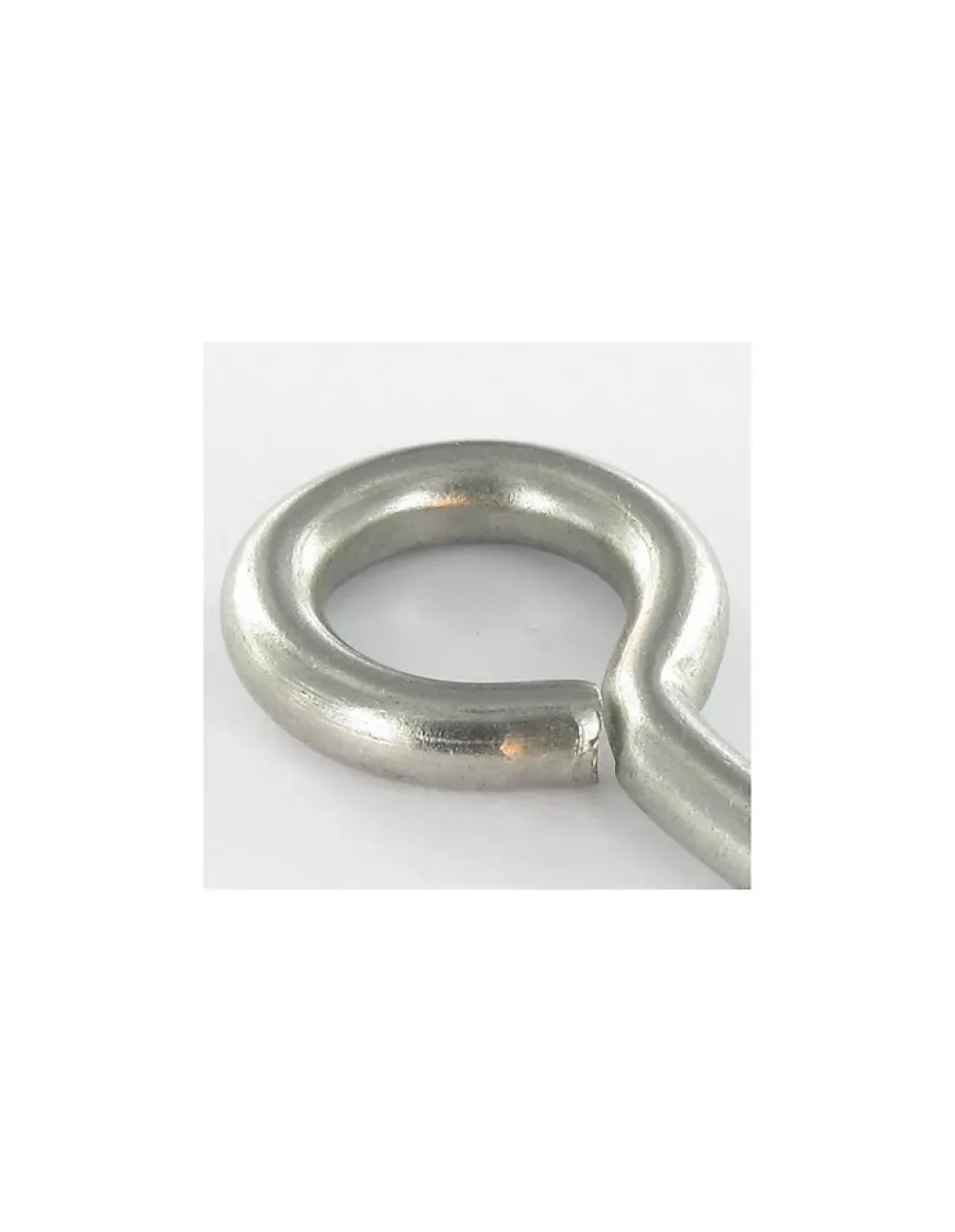 Vis Express Piton Bois 5X40 Filetée sur 24 Longueur total 64 Oeil 14 Inox A2 - 10 pièces