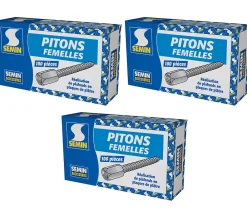 Semin Pitons Femelles , Boite de 100 (lot de 3)