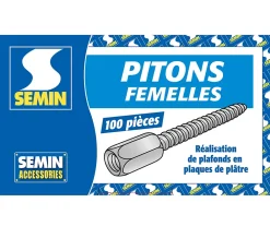 Semin Pitons Femelles , Boite de 100 (lot de 3)