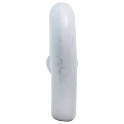 Viswood Piton à visser plastifié blanc filet bois