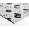 Alucouleur Tôle-Plaque Aluminium Strié, ép. 2/3mm, Hauteur 15cm x Largeur 60cm