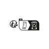 Diall Patin, Feutre Et Embout-Plaque anti-vibration en caoutchouc noir