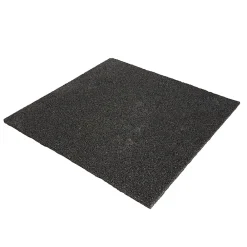 Diall Patin, Feutre Et Embout-Plaque anti-vibration en caoutchouc noir