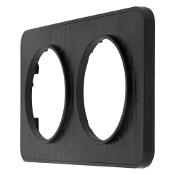 Jacobsen Plaque de finition double Espen bois noir à assembler