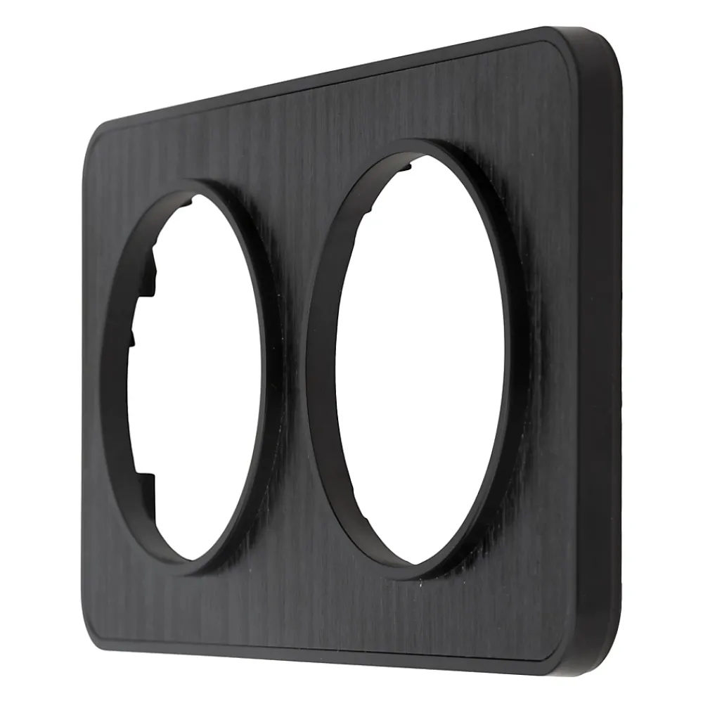 Jacobsen Plaque de finition double Espen bois noir à assembler