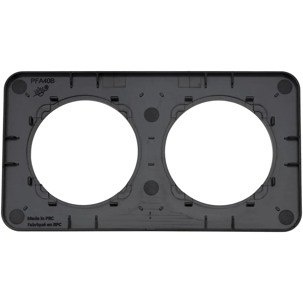 Jacobsen Plaque de finition double Espen bois noir à assembler