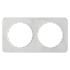 Jacobsen Plaque de finition double Espen marbré blanc à assembler