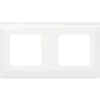 Legrand Plaque de finition horizontale compartimentée Mosaic - 2x2 modules - Blanc