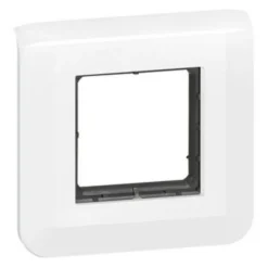 Legrand Plaque de finition 2 modules Mosaïc 0 994 72 coloris blanc l.82 x P.9 x H.82 mm