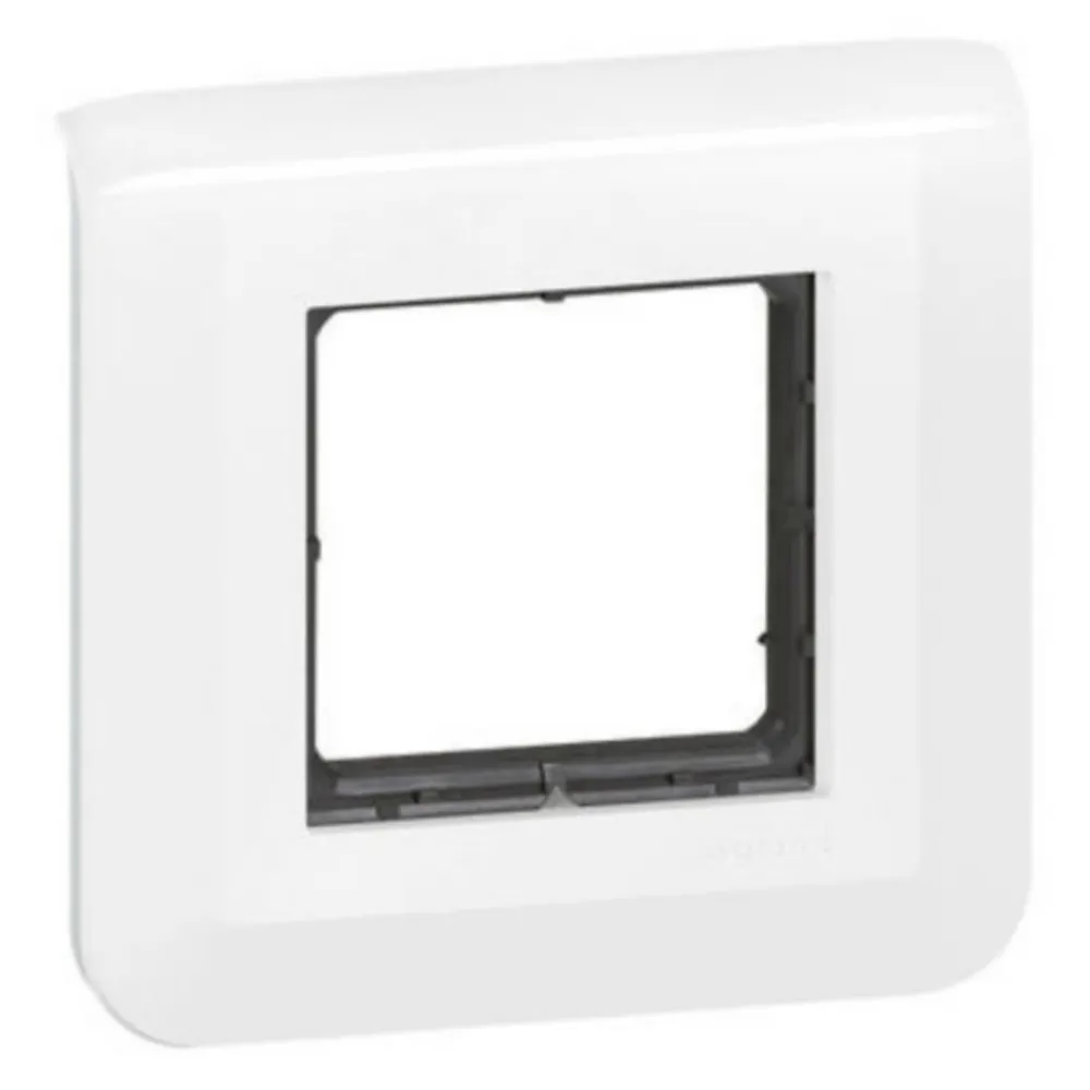 Legrand Plaque de finition 2 modules Mosaïc 0 994 72 coloris blanc l.82 x P.9 x H.82 mm