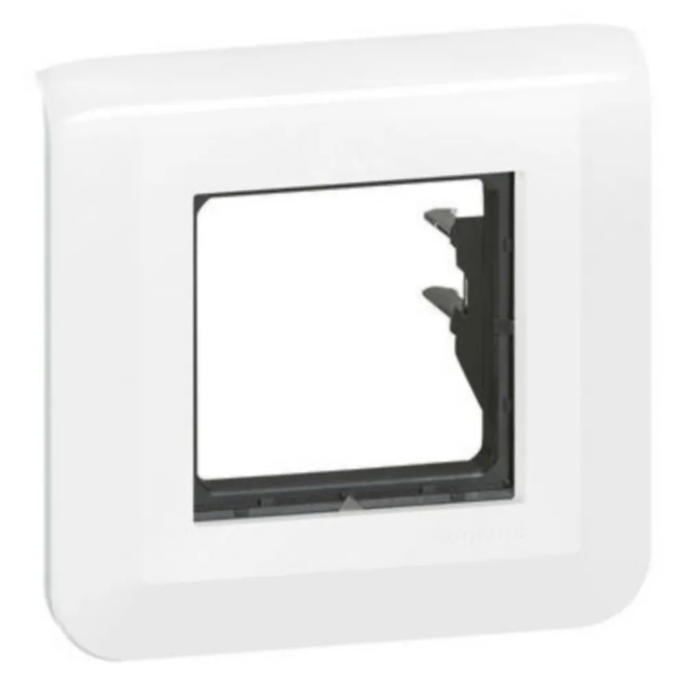 Legrand Plaque de finition 2 modules Mosaïc 0 994 71 coloris blanc l.82 x P.9 x H.82 mm