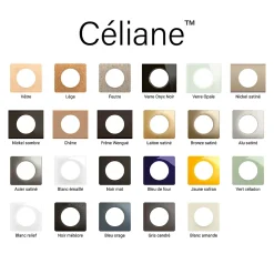 Legrand Plaque De Finition Pour Interrupteur Et Prise À Composer-Plaque de finition 1 poste Dooxie 6 008 51 coloris aluminium l.87 x P.10 x H.87 mm