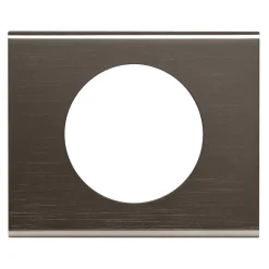 Legrand Plaque De Finition Pour Interrupteur Et Prise À Composer-Plaque de finition 1 poste Céliane 0 690 31 coloris black nickel l.100 x P.8,5 x H.83 mm