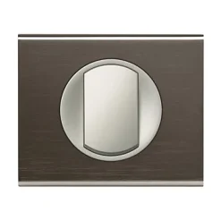 Legrand Plaque De Finition Pour Interrupteur Et Prise À Composer-Plaque de finition 1 poste Céliane 0 690 31 coloris black nickel l.100 x P.8,5 x H.83 mm