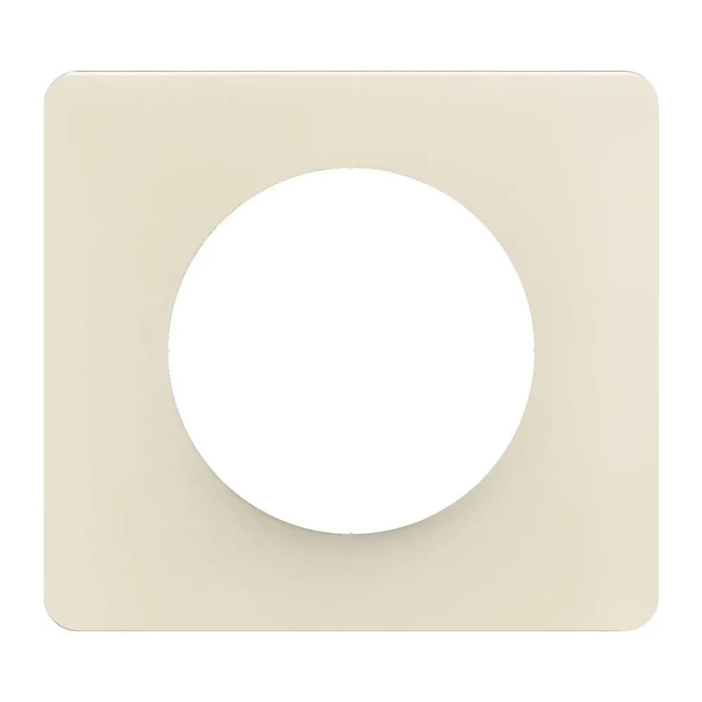 Legrand Plaque de finition 1 poste Céliane CP1121 coloris blanc amande l.90 x P.9 x H.82 mm
