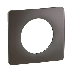 Legrand Plaque de finition 1 poste Céliane CP1021 coloris gris cendré l.90 x P.9 x H.82 mm