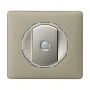 Legrand Plaque De Finition Pour Interrupteur Et Prise À Composer-Plaque de finition 1 poste Céliane 0 988 44 coloris poudré argile l.90 x P.8,5 x H.82 mm