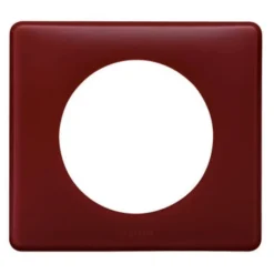 Legrand Plaque de finition 1 poste Céliane 0 988 32 coloris poudré bordeaux l.90 x P.8,5 x H.82 mm