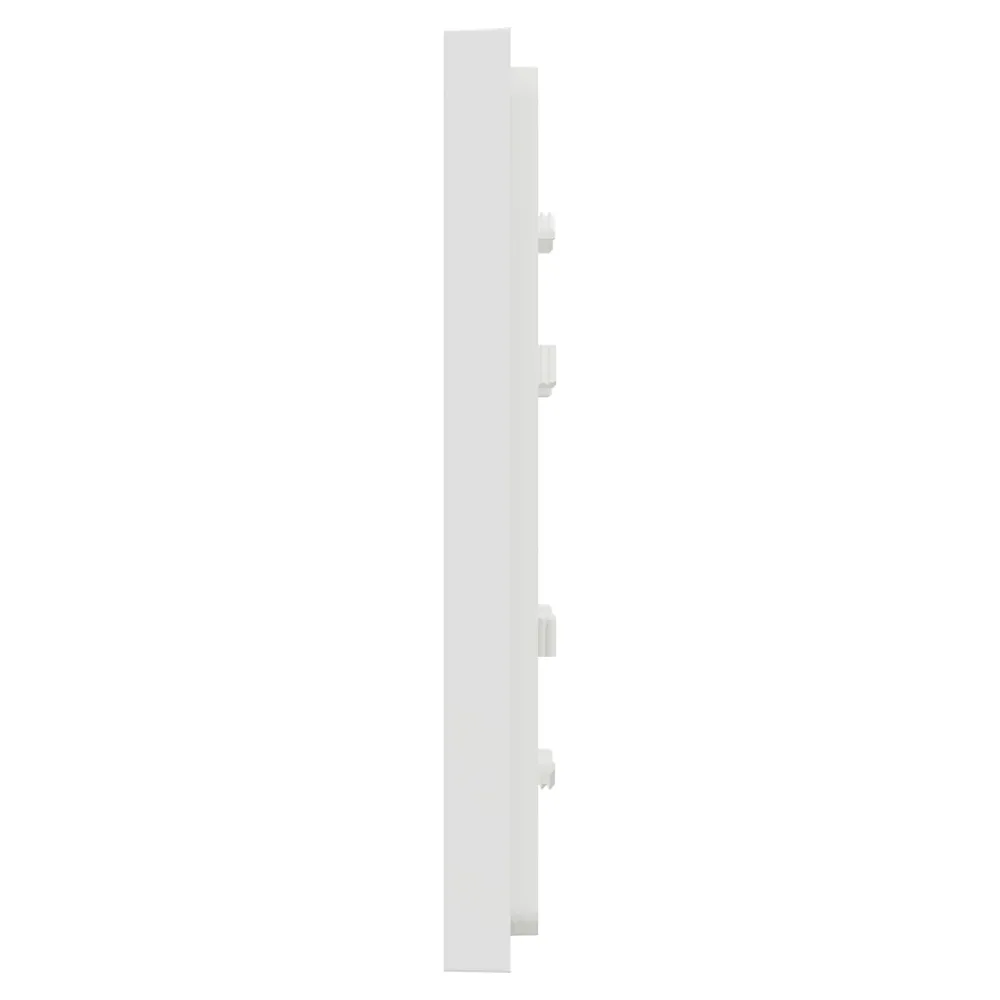 Schneider Electric Plaque De Finition Pour Interrupteur Et Prise À Composer-Plaque de finition 1 poste Unica Déco Essentielle NU600218 coloris blanc l.88,6 x P.10,25 x H.85 mm