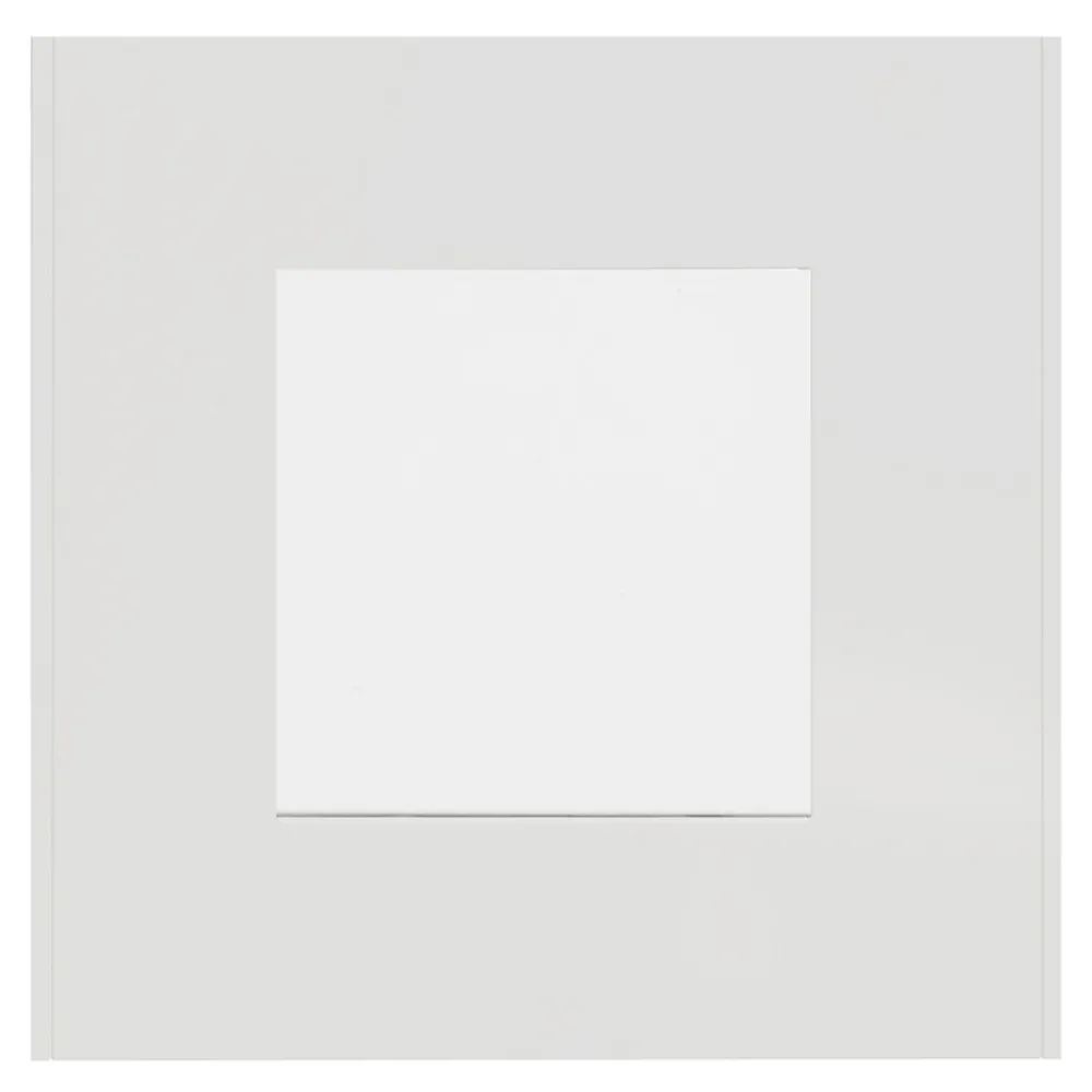 Schneider Electric Plaque De Finition Pour Interrupteur Et Prise À Composer-Plaque de finition 1 poste Unica Déco Essentielle NU600218 coloris blanc l.88,6 x P.10,25 x H.85 mm