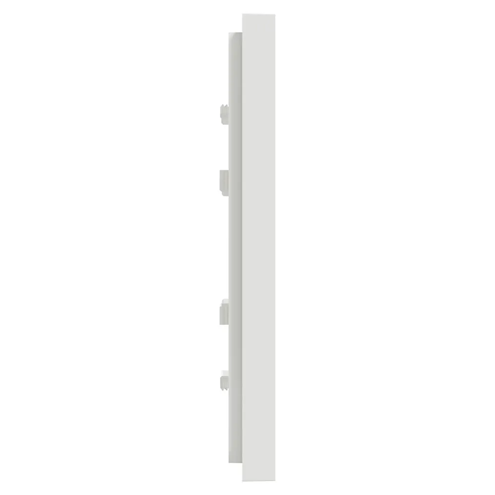 Schneider Electric Plaque De Finition Pour Interrupteur Et Prise À Composer-Plaque de finition 1 poste Unica Déco Essentielle NU600218 coloris blanc l.88,6 x P.10,25 x H.85 mm