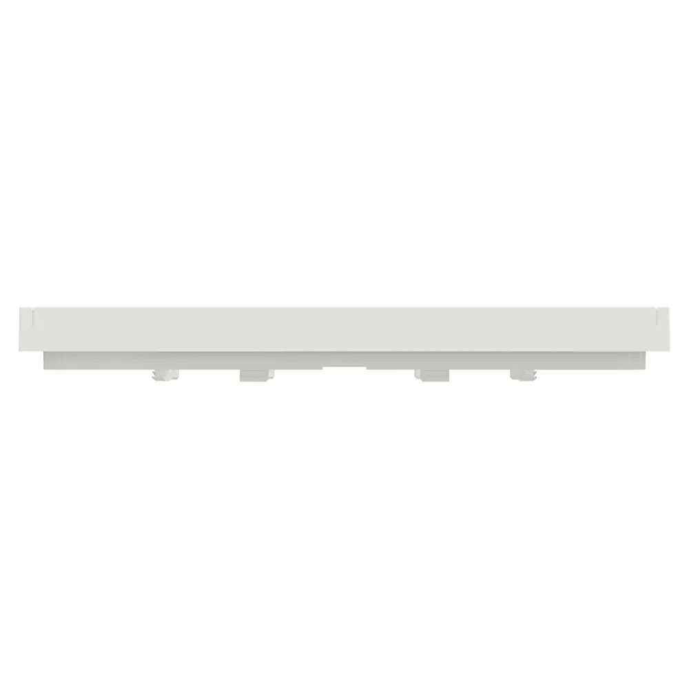 Schneider Electric Plaque De Finition Pour Interrupteur Et Prise À Composer-Plaque de finition 1 poste Unica Déco Essentielle NU600218 coloris blanc l.88,6 x P.10,25 x H.85 mm