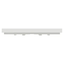 Schneider Electric Plaque De Finition Pour Interrupteur Et Prise À Composer-Plaque de finition 1 poste Unica Déco Essentielle NU600218 coloris blanc l.88,6 x P.10,25 x H.85 mm