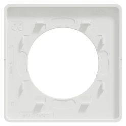 Schneider Electric Plaque De Finition Pour Interrupteur Et Prise À Composer-Plaque de finition 1 poste Odace Touch S520802 coloris blanc l.85 x P.10 x H.85 mm