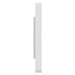 Schneider Electric Plaque De Finition Pour Interrupteur Et Prise À Composer-Plaque de finition 1 poste Odace Touch S520802 coloris blanc l.85 x P.10 x H.85 mm