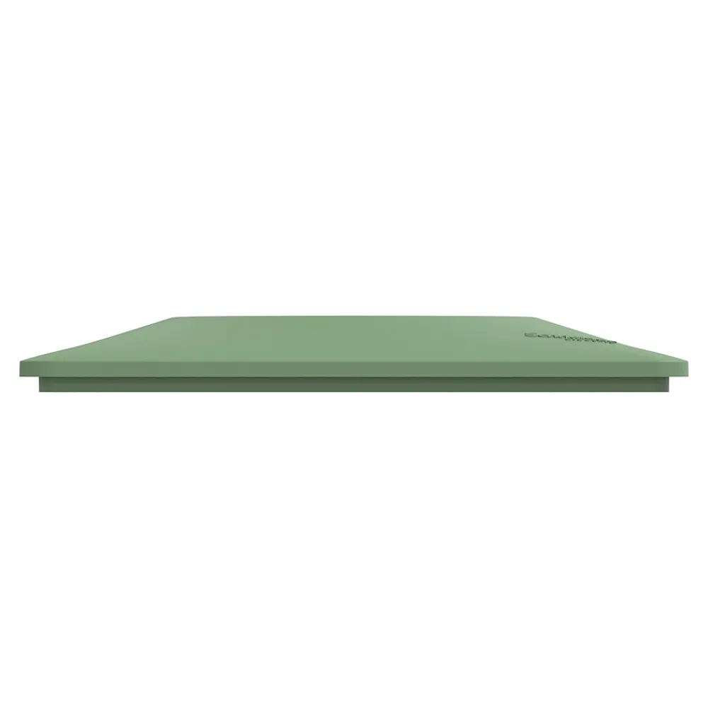 Schneider Electric Plaque de finition 1 poste Ovalis S320702B coloris vert forêt l.87 x P.10 x H.87 mm