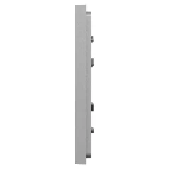 Schneider Electric Plaque De Finition Pour Interrupteur Et Prise À Composer-Plaque de finition 1 poste Unica Déco Essentielle NU600224 coloris gris clair l.88,6 x P.10,25 x H.85 mm