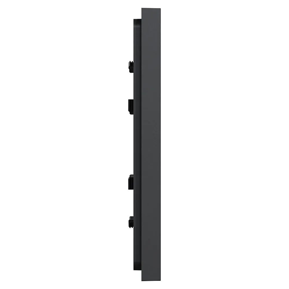 Schneider Electric Plaque De Finition Pour Interrupteur Et Prise À Composer-Plaque de finition 1 poste Unica Déco Essentielle NU600254 coloris anthracite l.88,6 x P.10,25 x H.85 mm