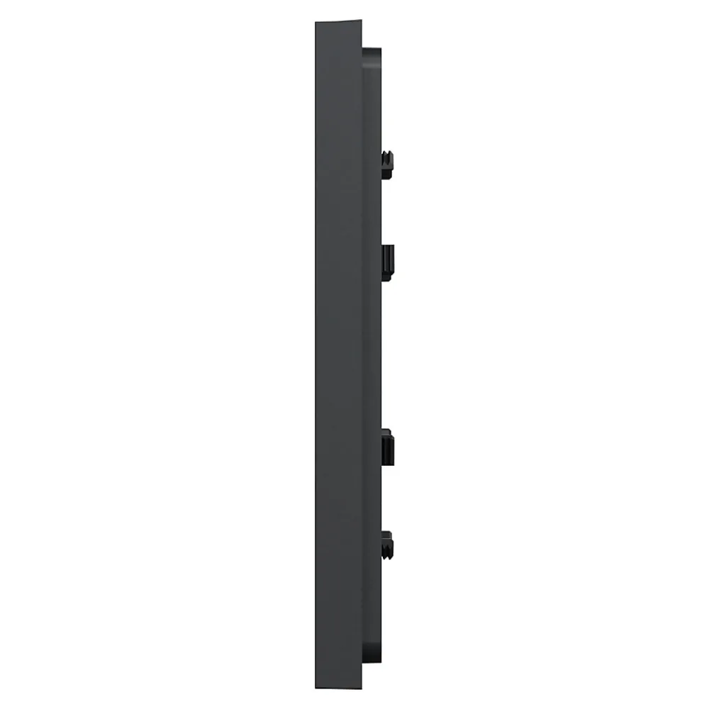Schneider Electric Plaque De Finition Pour Interrupteur Et Prise À Composer-Plaque de finition 1 poste Unica Déco Essentielle NU600254 coloris anthracite l.88,6 x P.10,25 x H.85 mm