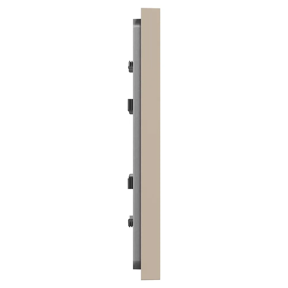 Schneider Electric Plaque de finition 1 poste Unica Déco Essentielle NU600226 coloris taupe l.88,6 x P.10,25 x H.85 mm