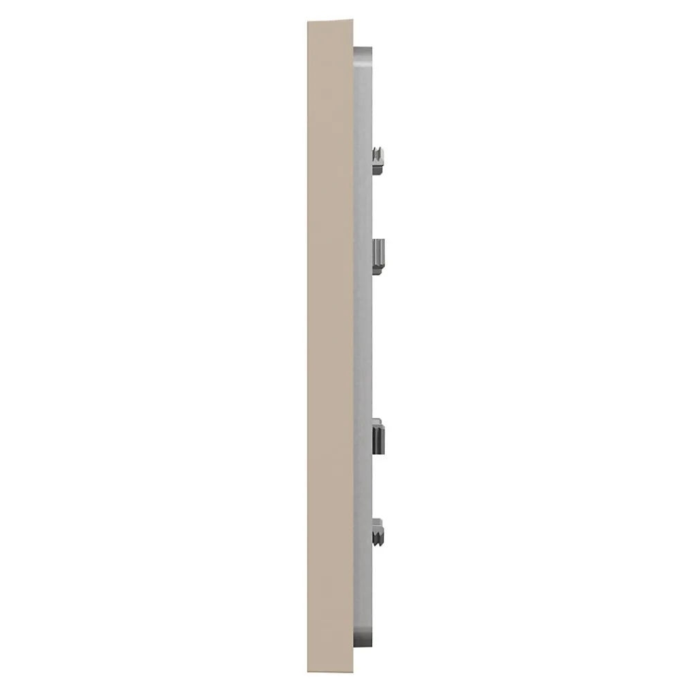 Schneider Electric Plaque de finition 1 poste Unica Déco Essentielle NU600226 coloris taupe l.88,6 x P.10,25 x H.85 mm