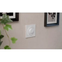 Schneider Electric Plaque de finition 1 poste Odace Styl S540702 coloris anthracite l.85 x P.10 x H.85 mm