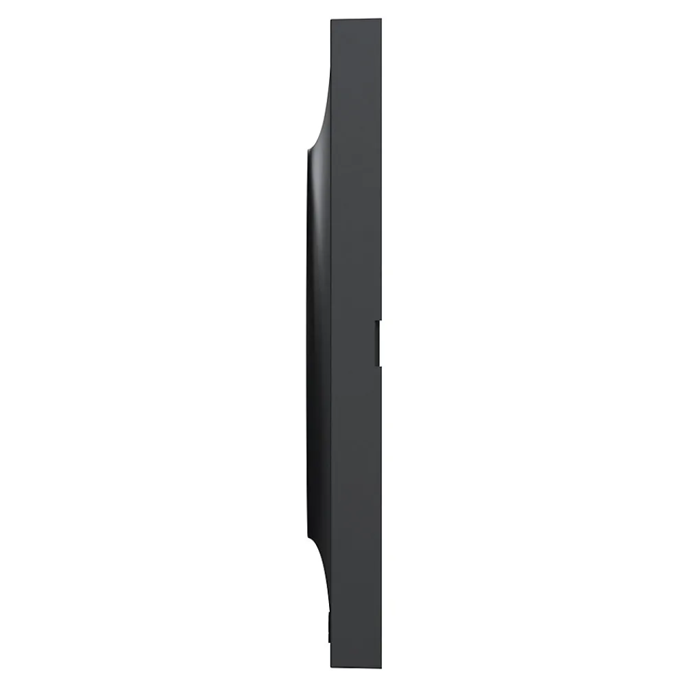 Schneider Electric Plaque de finition 1 poste Odace Styl S540702 coloris anthracite l.85 x P.10 x H.85 mm