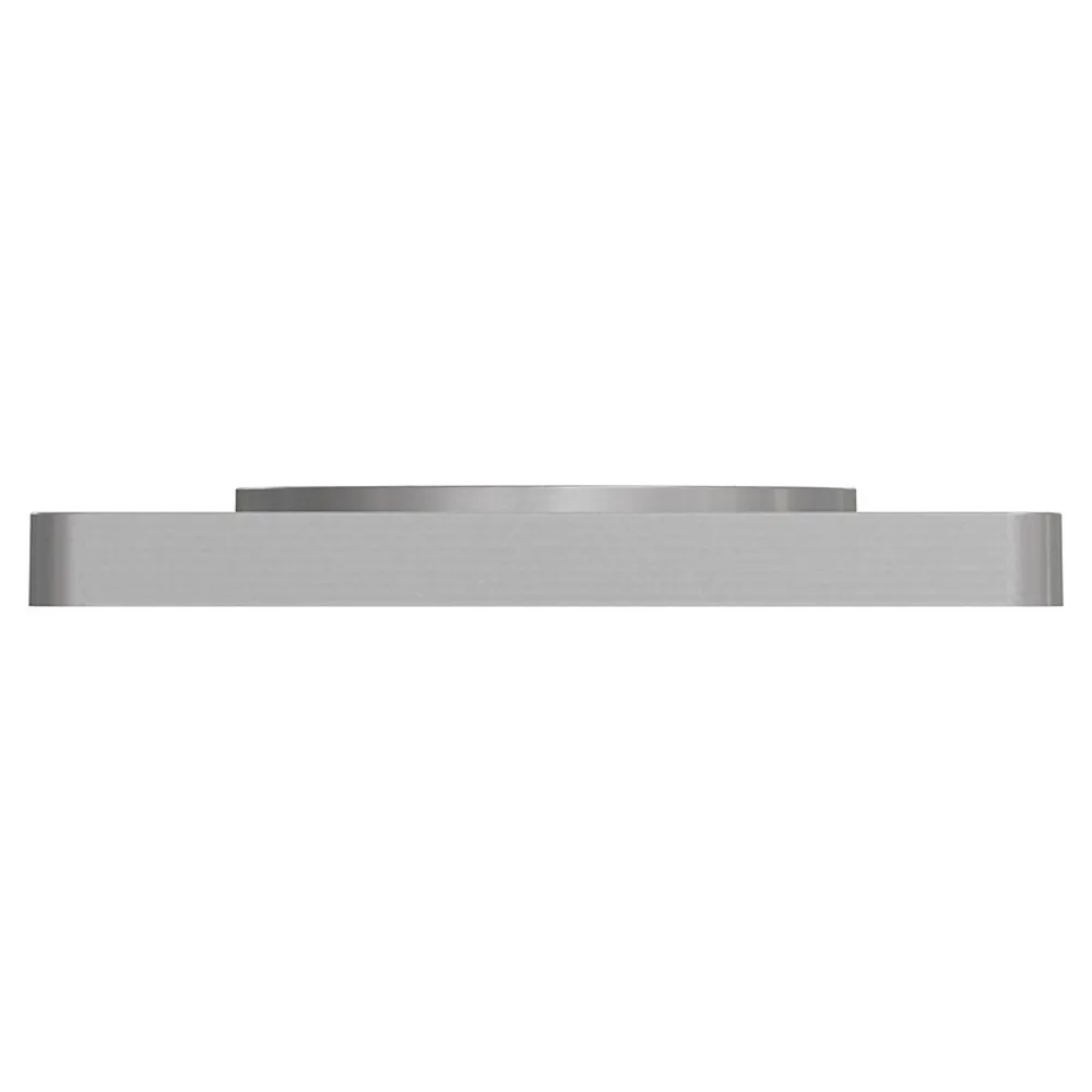 Schneider Electric Plaque de finition 1 poste Odace Touch S530802 coloris aluminium l.85 x P.10 x H.85 mm