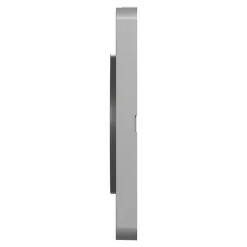 Schneider Electric Plaque de finition 1 poste Odace Touch S530802 coloris aluminium l.85 x P.10 x H.85 mm