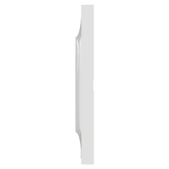 Schneider Electric Plaque de finition 1 poste Odace Styl S52C702 coloris blanc l.85 x P.10 x H.85 mm