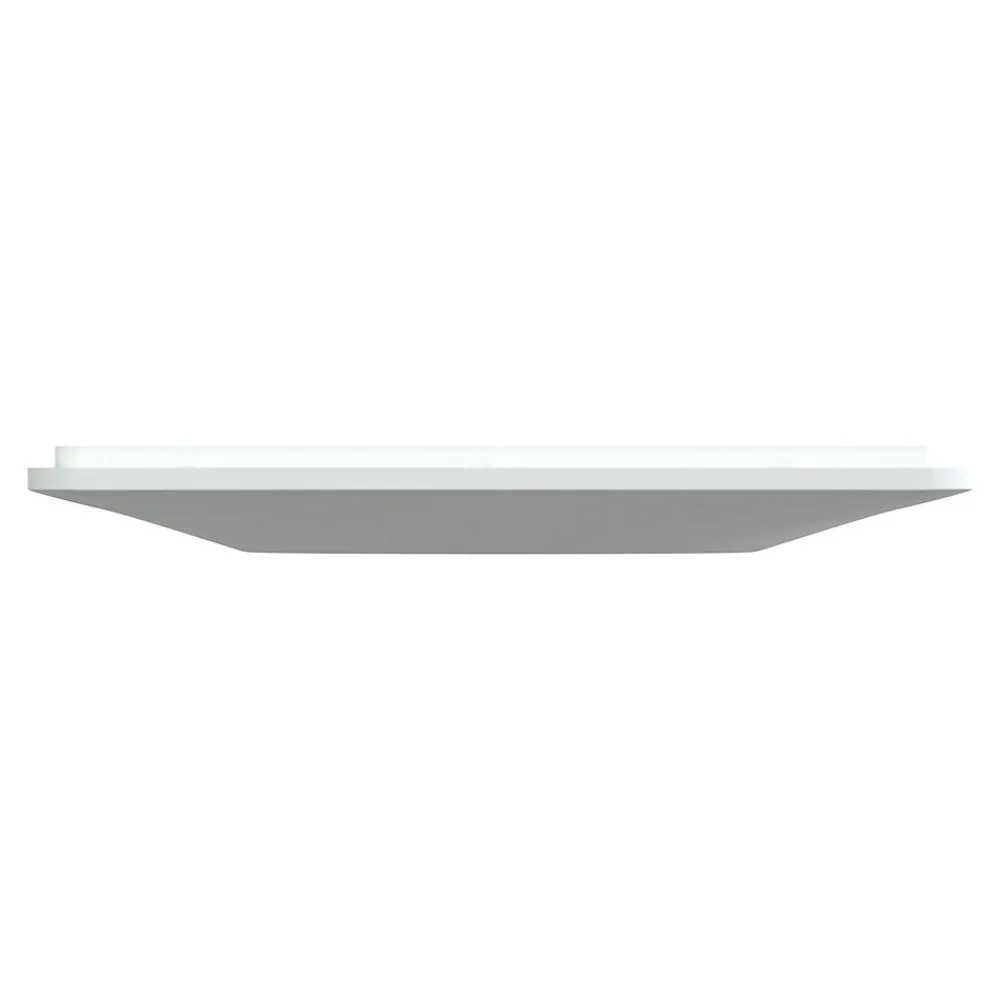 Schneider Electric Plaque de finition 1 poste Ovalis S320702 coloris blanc l.87 x P.10 x H.87 mm