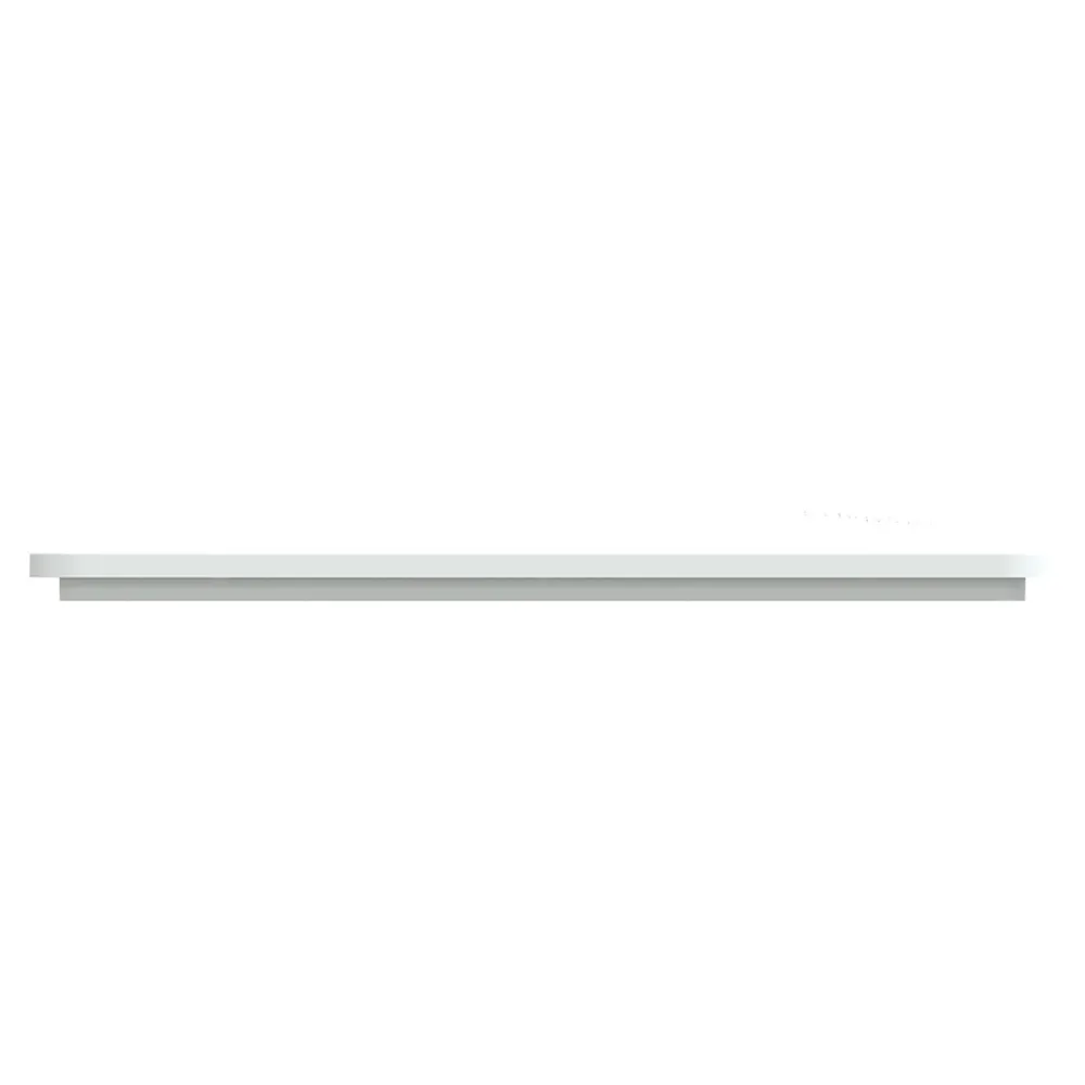 Schneider Electric Plaque de finition 1 poste Ovalis S320702 coloris blanc l.87 x P.10 x H.87 mm