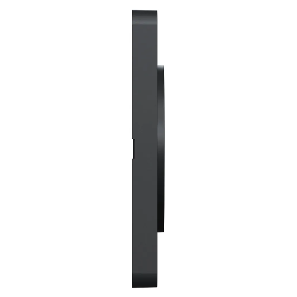 Schneider Electric Plaque De Finition Pour Interrupteur Et Prise À Composer-Plaque de finition 1 poste Odace Touch S54C802 coloris anthracite avec liseré anthracite l.85 x P.10 x H.85 mm