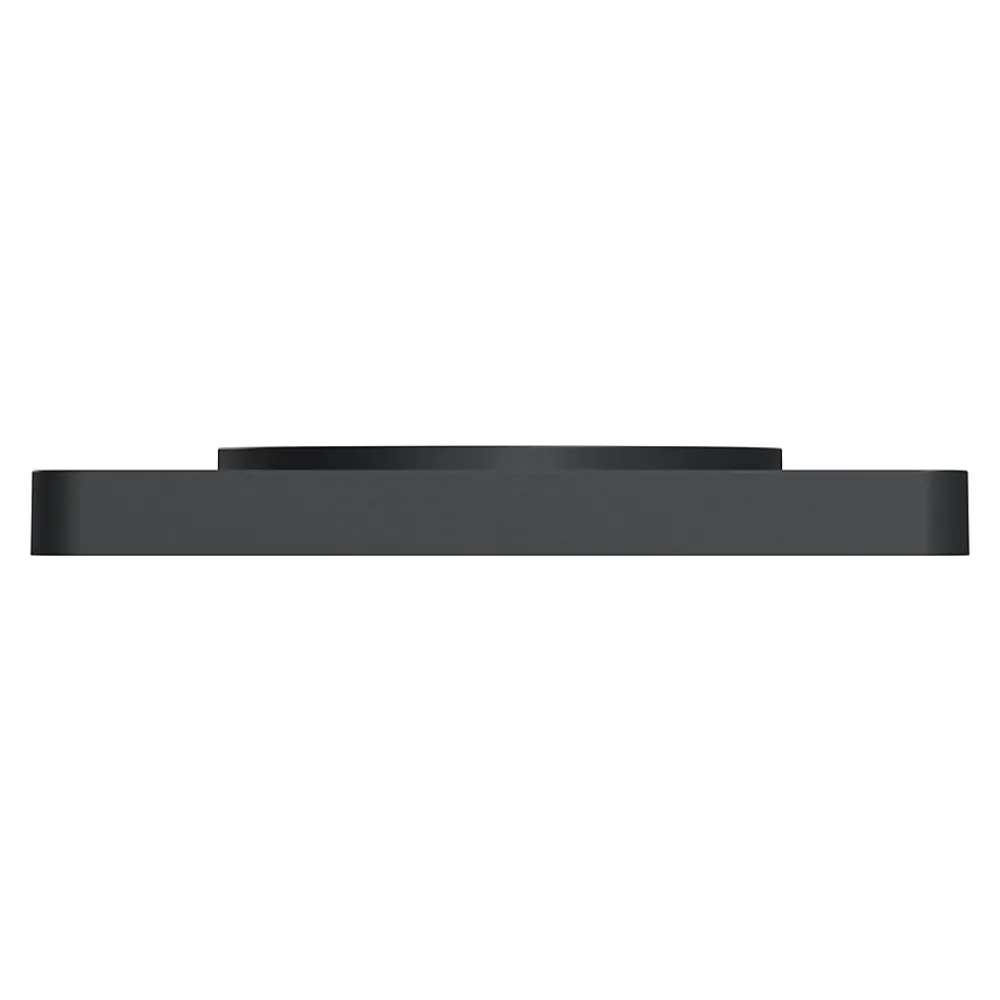 Schneider Electric Plaque De Finition Pour Interrupteur Et Prise À Composer-Plaque de finition 1 poste Odace Touch S54C802 coloris anthracite avec liseré anthracite l.85 x P.10 x H.85 mm